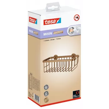 tesa MOON BRONZE Κολλητό καλάθι ντους μπρούντζος 40606-00000-00