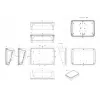 Bopla BoPad BOP 10.1 P-9016-SET κουτί οθόνης 285 x 198 x 92,90 mm ABS λευκό RAL 9016 35110176.HMT1