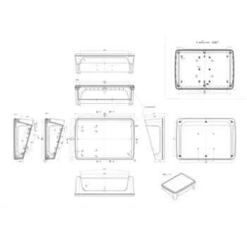 Bopla BoPad BOP 10.1 P-9016-SET κουτί οθόνης 285 x 198 x 92,90 mm ABS λευκό RAL 9016 35110176.HMT1