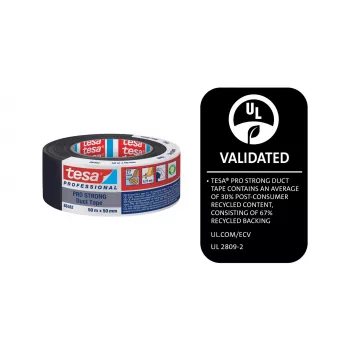 Tesa Pro Strong υφασμάτινη ταινία μαύρη 50 m x 50 mm 66462-00002-00