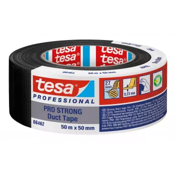 Tesa Pro Strong υφασμάτινη ταινία μαύρη 50 m x 50 mm 66462-00002-00