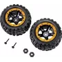 Reely RE-6904695 Σετ τροχών off-road 1:10 (2 τεμ., 87 mm, εξάγωνο 12 mm, μαύρο)