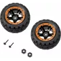 Reely RE-7042668 Σετ τροχών On-Road 1:10 (2 τεμ., 65 mm, εξάγωνο 12 mm, μαύρο)
