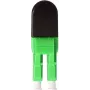 BLUELAN BlueOptics LWL-Loopback-Adapter OM5 50/125µm Multimode LC/UPC Duplex, ανοιχτό πράσινο, κεραμικό ferrule, -40°C έως +85°C (BOLBLCOM5)
