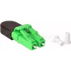 BLUELAN BlueOptics LWL-Loopback-Adapter OM5 50/125µm Multimode LC/UPC Duplex, ανοιχτό πράσινο, κεραμικό ferrule, -40°C έως +85°C (BOLBLCOM5)