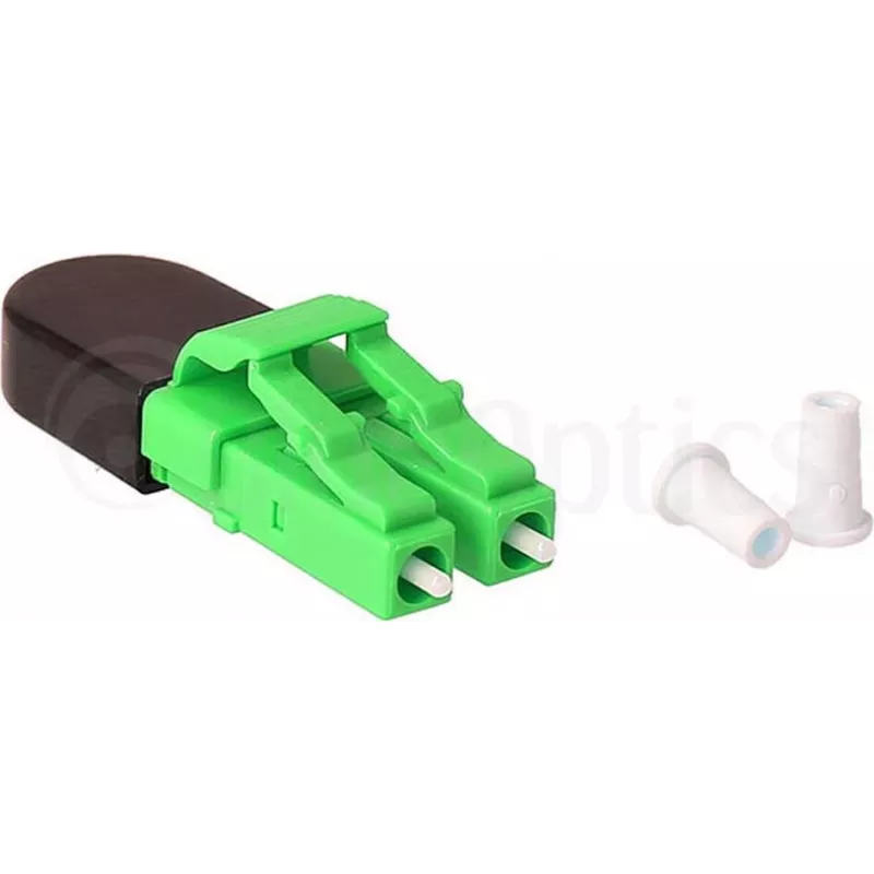 BLUELAN BlueOptics LWL-Loopback-Adapter OM5 50/125µm Multimode LC/UPC Duplex, ανοιχτό πράσινο, κεραμικό ferrule, -40°C έως +85°C (BOLBLCOM5)