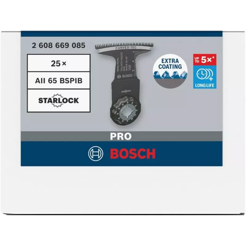 Bosch Expert for MultiMaterial Λεπίδα βύθισης PRO AII 65 BSPIB, StarlockPlus, 65 x 40 mm, Bi-Metall 2608669085