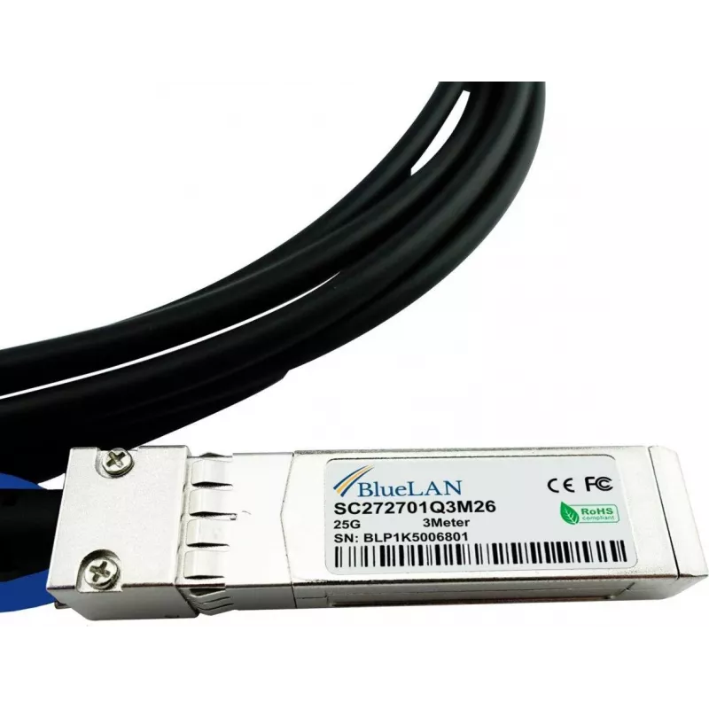 BlueLAN 980-9I63V-00A005 Συμβατό καλώδιο άμεσης σύνδεσης χαλκού 25G SFP28, 5m, Παθητικό 980-9I63V-00A005-BL