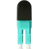 BLUELAN BlueOptics OM3 LC/UPC Duplex Multimode Προσαρμογέας Loopback οπτικής ίνας, Aqua, κεραμικό ferrule, -40°C έως +85°C BOLBLCOM3