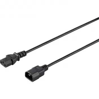 Sygonix SY-5042704 καλώδιο σύνδεσης συσκευής ψύξης, CEE 7/7 σε IEC C13, 1,5 m, μαύρο
