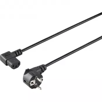 Sygonix SY-5042710 καλώδιο σύνδεσης συσκευής ψύξης CEE 7/7 σε IEC C13 2 m μαύρο