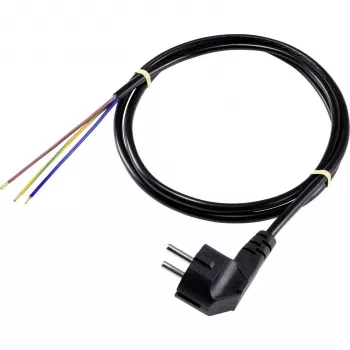 Sygonix SY-5043480 καλώδιο σύνδεσης τροφοδοσίας μαύρο 3,00 m