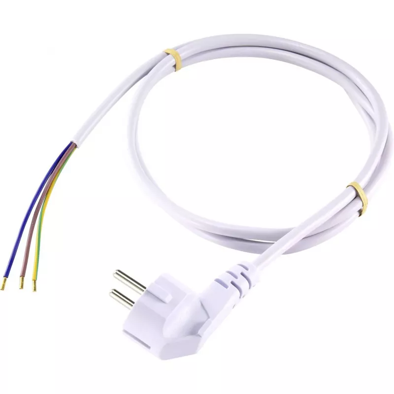 Sygonix SY-5043482 καλώδιο σύνδεσης τροφοδοσίας λευκό 2,00 m