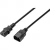 Sygonix SY-5044234 καλώδιο επέκτασης συσκευής ψύξης, C14 σε C13, 3,5 m, μαύρο