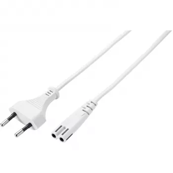 Sygonix SY-5044236 λευκό καλώδιο τροφοδοσίας 3m Schuko σε IEC C13
