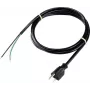 Sygonix SY-5043454 καλώδιο σύνδεσης τροφοδοσίας μαύρο 2,00 m