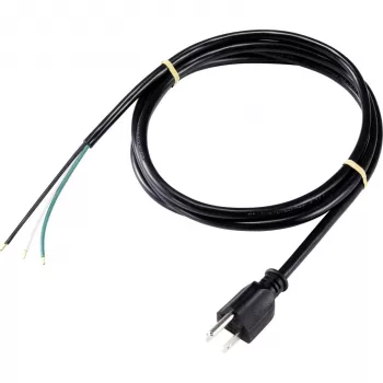 Sygonix SY-5043454 καλώδιο σύνδεσης τροφοδοσίας μαύρο 2,00 m