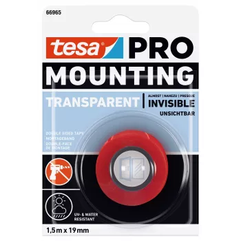 tesa Montage PRO Διαφανής 66965-00000-00 Ταινία συναρμολόγησης 1,5 m x 19 mm