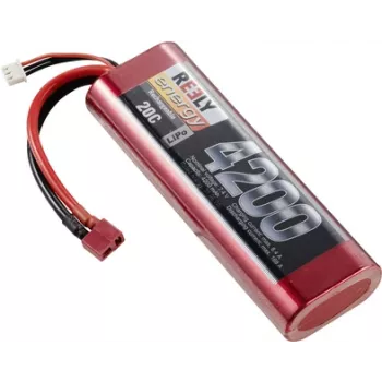 Reely πακέτο μπαταρίας LiPo 7,4V 4200mAh 2S 20C Hardcase T-Plug RE-7851471