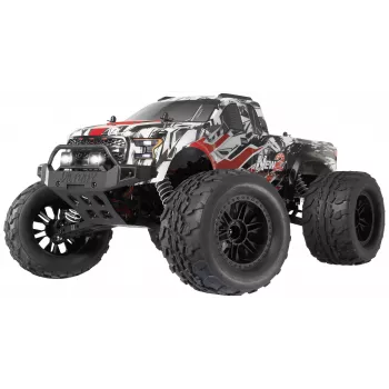 Reely New2 Super Combo Brushless 1:10 RC ηλεκτρικό μονster truck 4WD 100% RTR 2,4 GHz με μπαταρία, φορτιστή και μπαταρίες πομπού (RE-7766676)