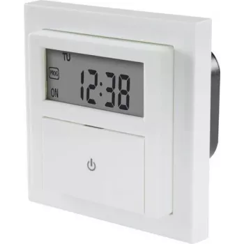 Sygonix SY-4504968 ψηφιακός χρονοδιακόπτης χωνευτός με εβδομαδιαίο πρόγραμμα, 1800 W, αντίστροφη μέτρηση, περιλαμβάνεται πλαίσιο επιφανείας