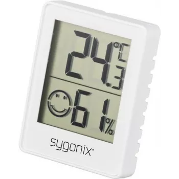 Sygonix SY-5267052 ψηφιακό θερμό-υγρόμετρο λευκό