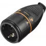 Sygonix SY-5597566 υποδοχή Schuko, πλαστική, 250 V AC, μαύρο/πορτοκαλί
