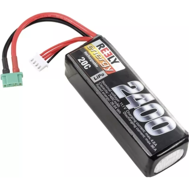 Reely μπαταρία LiPo 11,1 V 2400 mAh 3S 20C Softcase MPX RE-7853475