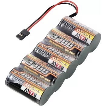Reely NiMH συστοιχία μπαταρίας RC 6 V 3700 mAh 5 στοιχείων Sub-C Side-by-Side βύσμα JR RE-7856835