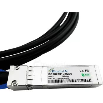 BlueOptics 02311MNX συμβατό με BlueLAN QSFP28 DAC καλώδιο 1m 02311MNX-BL