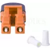 BLUELAN BlueOptics προσαρμογέας loopback οπτικής ίνας OM2 LC/UPC Duplex κεραμικό ferrule -40°C έως +85°C (BOLBLCOM2)