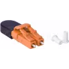 BLUELAN BlueOptics προσαρμογέας loopback οπτικής ίνας OM2 LC/UPC Duplex κεραμικό ferrule -40°C έως +85°C (BOLBLCOM2)