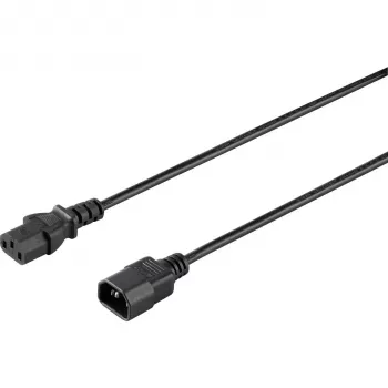 Sygonix SY-5042726 καλώδιο τροφοδοσίας IEC C14 σε C13 0,5 m μαύρο