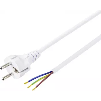Sygonix SY-5043502 καλώδιο τροφοδοσίας CEE 7/7 σε IEC C13 λευκό 1,5 m