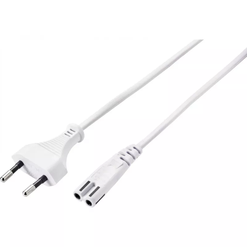 Sygonix SY-5044218 καλώδιο τροφοδοσίας λευκό 1,8m Schuko σε Schuko 16A