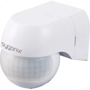 Sygonix SY-6118230 ανιχνευτής κίνησης PIR επίτοιχος 180° ρελέ λευκό