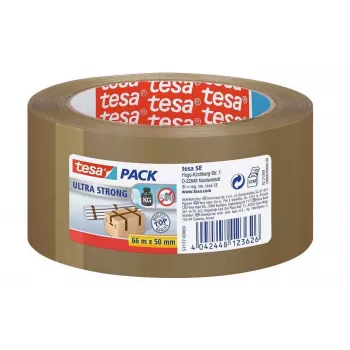 tesa ULTRA STRONG 57177 ταινία συσκευασίας καφέ 66 m x 50 mm 6 ρολά