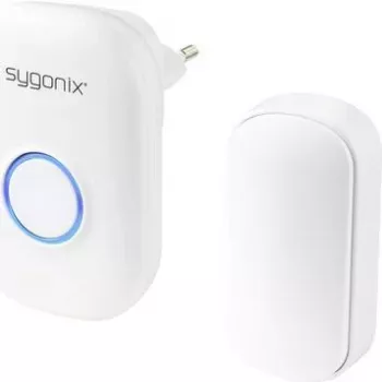Sygonix SY-5225388 Σετ ασύρματου κουδουνιού πόρτας, χωρίς μπαταρία, με φλας