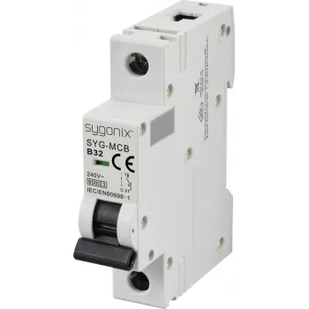 Sygonix SY-6440886 SYG-MCB 1P/B32/6KA Διακόπτης προστασίας γραμμής 1-πολικός 32 A 240 V/AC