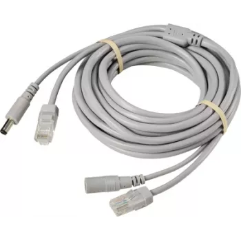 Sygonix SY-6441788 Καλώδιο επέκτασης κάμερας παρακολούθησης 20m BNC + DC, Μαύρο
