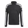 adidas Squadra 21 Προπονητικό μπλουζάκι νεανικό Φούτερ Μαύρο GK9561 128cm