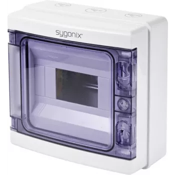 Sygonix SY-5491852 Επιτοίχιος μικρός πίνακας διανομής, 8 μονάδες, 1 σειρά, Λευκό