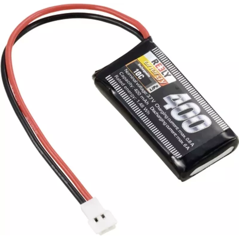 Reely LiPo Πακέτο μπαταρίας 3,7V 400mAh 1S 10C Softcase Επίπεδος σύνδεσμος RE-7845951
