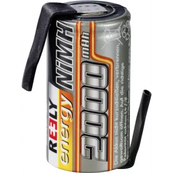 Reely NiMH μεμονωμένο στοιχείο 1,2 V 2000 mAh με γλωττίδα συγκόλλησης (RE-7851720)