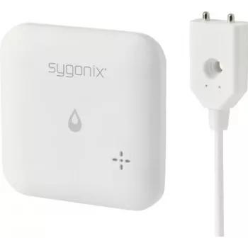 Sygonix SY-6735646 Ανιχνευτής νερού Wi-Fi με έλεγχο μέσω app, εσωτερικό και εξωτερικό αισθητήρα, συναγερμός 85 dB, με μπαταρία