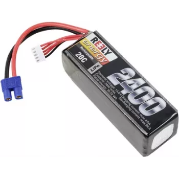 Reely Πακέτο μπαταρίας LiPo 14,8V 2400mAh 4S 20C Softcase EC3 RE-7853466