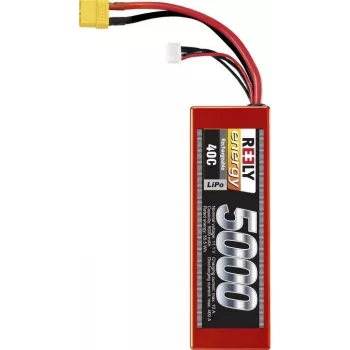 Reely Μπαταρία LiPo 11,1V 5000mAh 3S 40C Hardcase XT90 (RE-7857399)