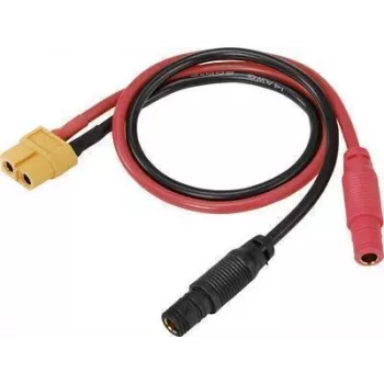 Reely Καλώδιο φόρτισης XT60 υποδοχή σε 2x 4mm βύσματα μπανάνας 30cm RE-7104525