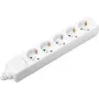SYGONIX SY-4744418 Πολύπριζο 3 θέσεων Schuko, καλώδιο 1,5 m, Λευκό, χωρίς διακόπτη