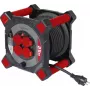 Sygonix SY-10236123 Καρούλι καλωδίου 25m 4 υποδοχές Schuko Μαύρο